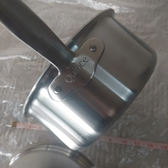 NWOT! Quince 3qt- 5ply Stainless Steel Non-Toxic Saucepan Pot With Lid! (SZ) - Picture 11 of 12